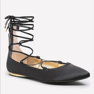 Bebe “Estel”Lace up flats